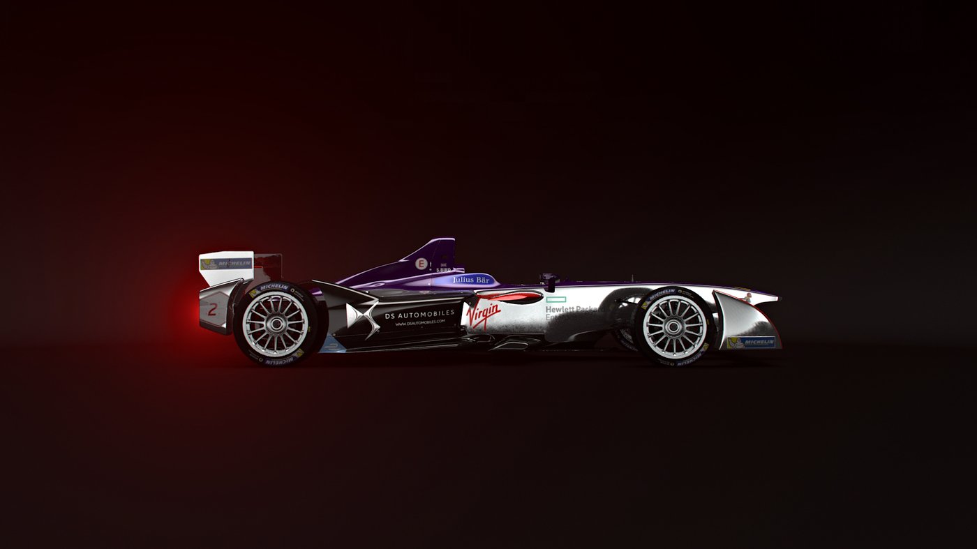 3D render of the DS Automobiles Formula E