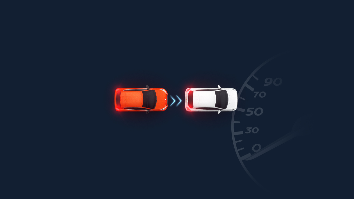 3D Motion Design animation of a car parking
