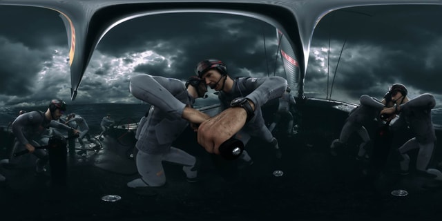 Stereoscopic VR 3D render of our Luna Rossa animation