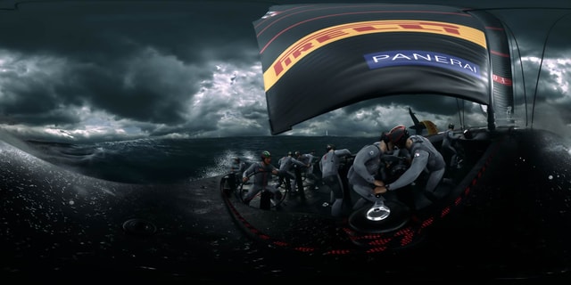 Stereoscopic VR 3D render of our Luna Rossa animation
