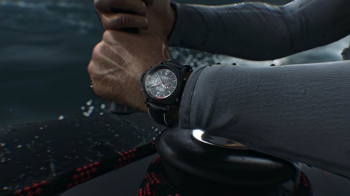 Still images from our VR experience 3D animation for Panerai and Luna Rossa