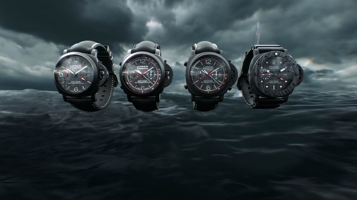 Still images from our VR experience 3D animation for Panerai and Luna Rossa
