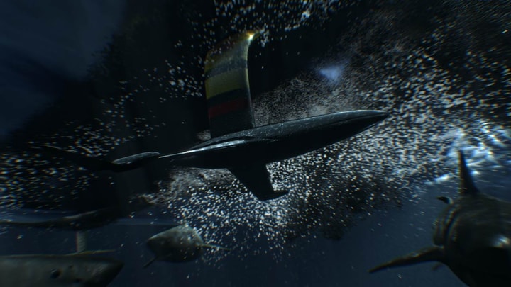 Still images from our VR experience 3D animation for Panerai and Luna Rossa