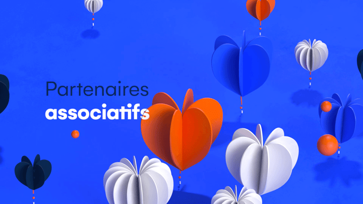 Colorful 3D hearts in paper art for a motion design film