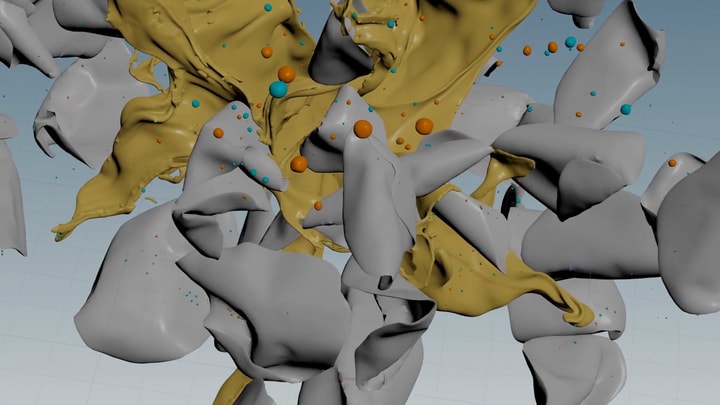 CGI Flower Animation Process