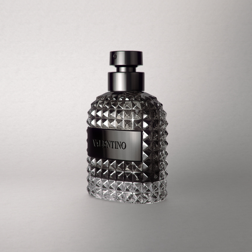 3D render of the Valentino Uomo fragrance