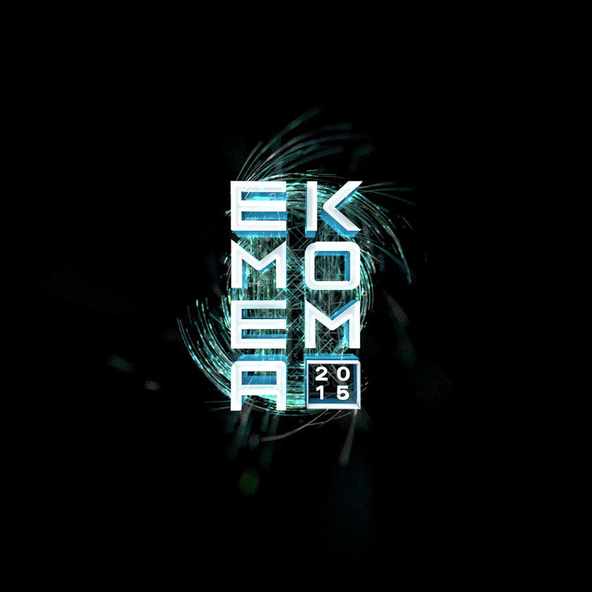 Plexus style visual made with X-Particles in Cinema 4D