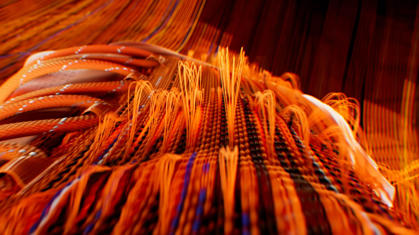 3D yarns animation of the Puma Ultra shoe with Houdini