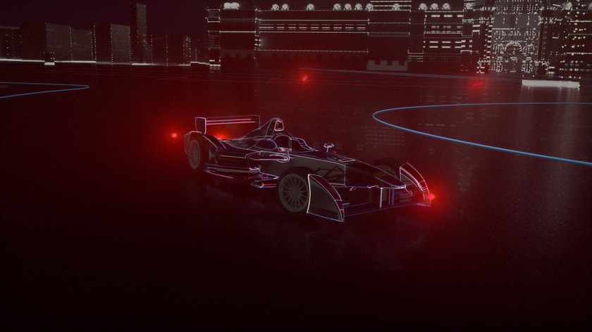 3D render of the DS Automobiles Formula E