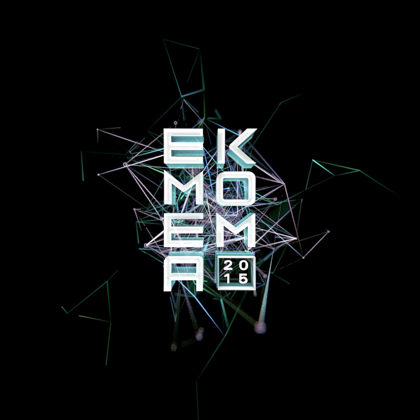 Plexus style visual made with X-Particles in Cinema 4D