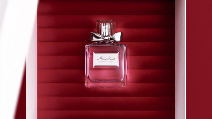 3D perfume bottle render from the CNY 3D animation