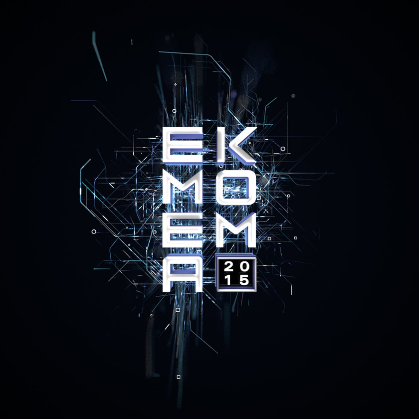 Plexus style visual made with X-Particles in Cinema 4D