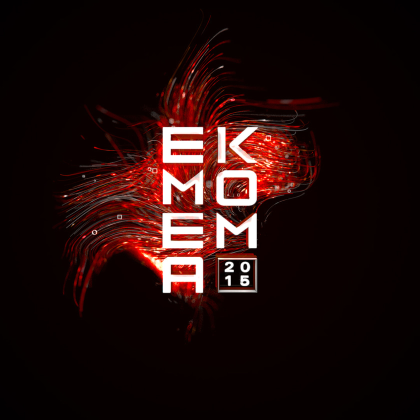 Plexus style visual made with X-Particles in Cinema 4D