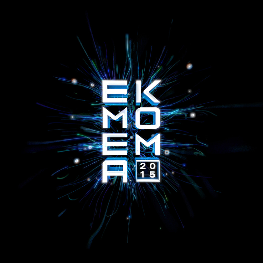 Plexus style visual made with X-Particles in Cinema 4D
