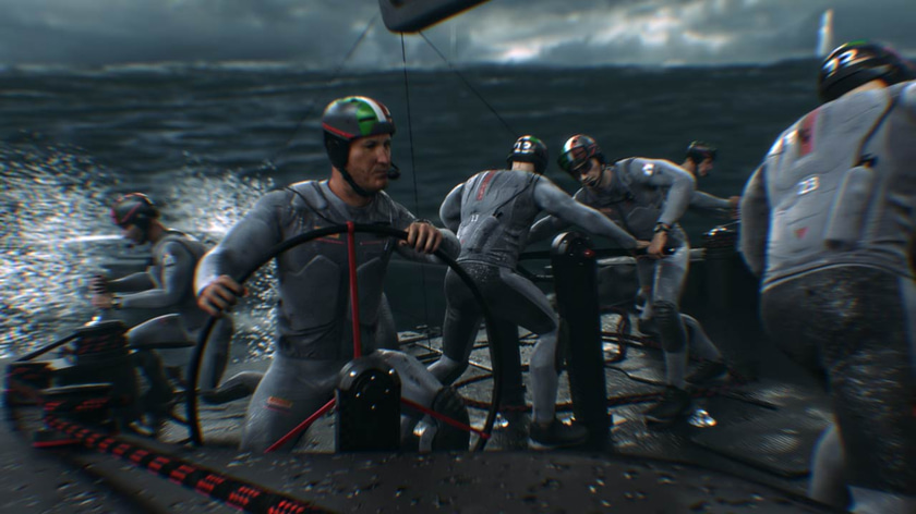 Still images from our VR experience 3D animation for Panerai and Luna Rossa