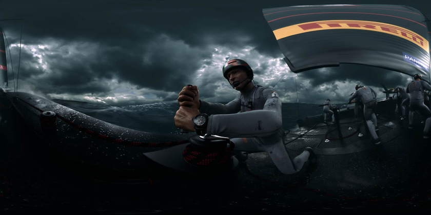 Stereoscopic VR 3D render of our Luna Rossa animation