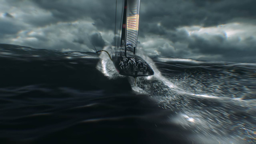 Still images from our VR experience 3D animation for Panerai and Luna Rossa