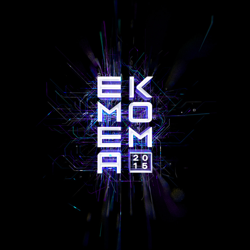 Plexus style visual made with X-Particles in Cinema 4D