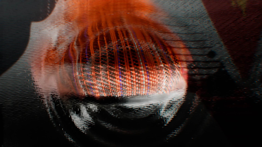 Inside view of the soccer ball during the contact with the Puma Ultra shoe