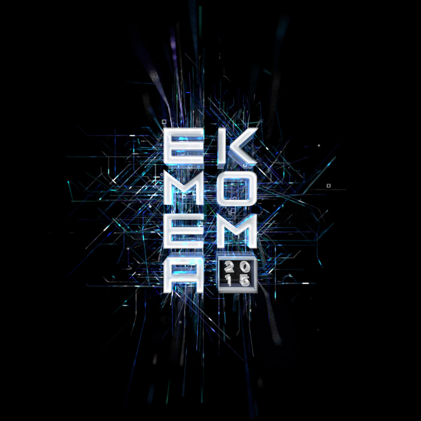 Plexus style visual made with X-Particles in Cinema 4D