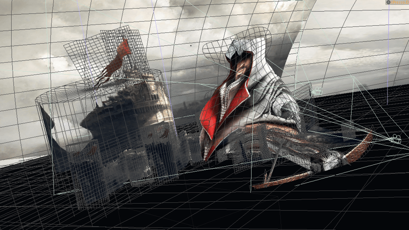 Camera mapping in Cinema 4D for an Assassins's Creed Project
