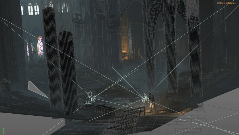 Camera mapping in Cinema 4D for an Assassins's Creed Project