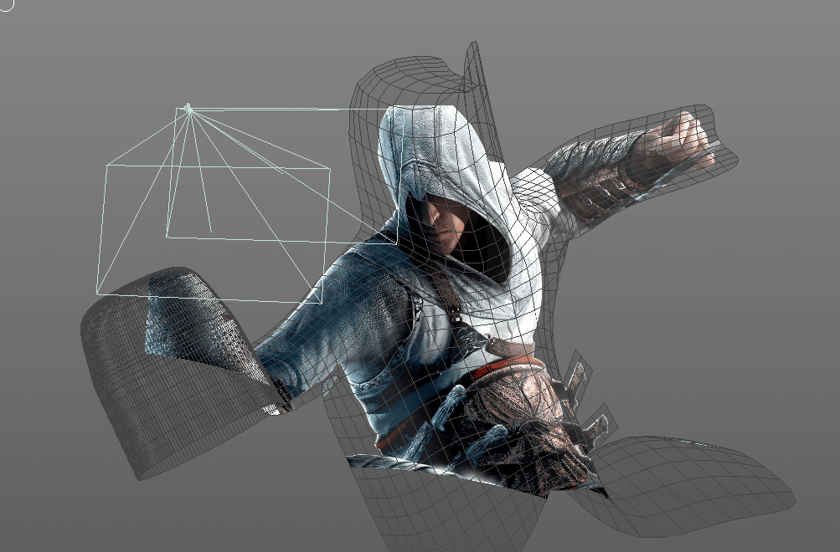 Camera mapping in Cinema 4D for an Assassins's Creed Project