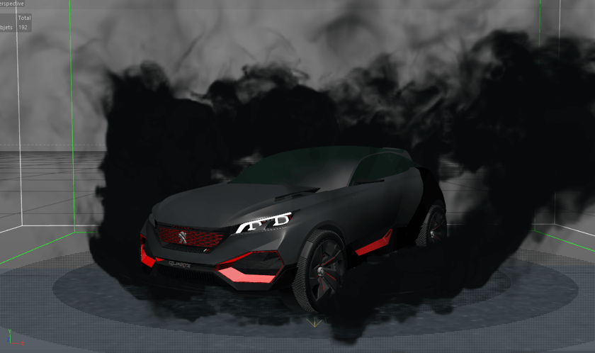 3D Smoke Simulation with Turbulence FD in Cinema 4D