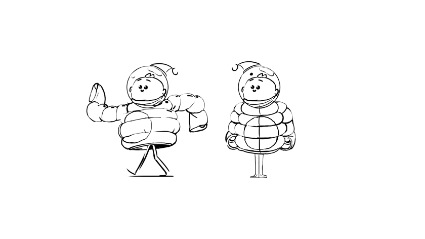 Character Design sketch of a stylized Christmas Elf